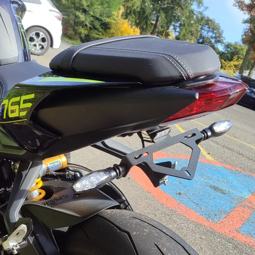 Triumph Street Triple 675 (13-17) 765 (18+) Support de Plaque Tail Tidy GS Moto