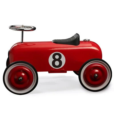 Trotteur Voiture Metal Rouge