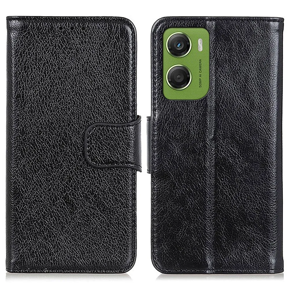 Étui en cuir Neptune Motorola Moto G06 - Noire