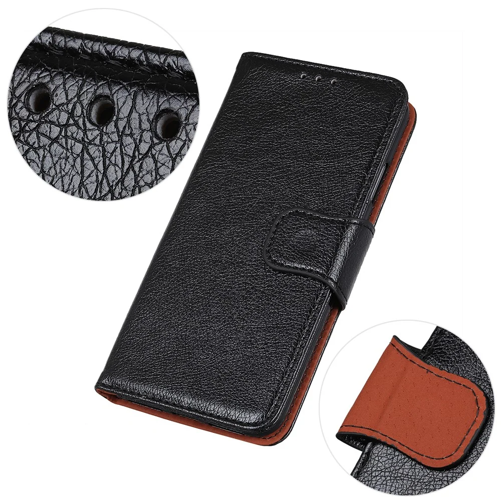 Étui en cuir Neptune Motorola Moto G06 - Noire