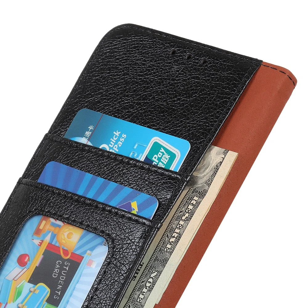 Étui en cuir Neptune Motorola Moto G06 - Noire