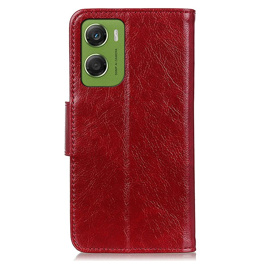 Étui en cuir Neptune Motorola Moto G06 - Rouge
