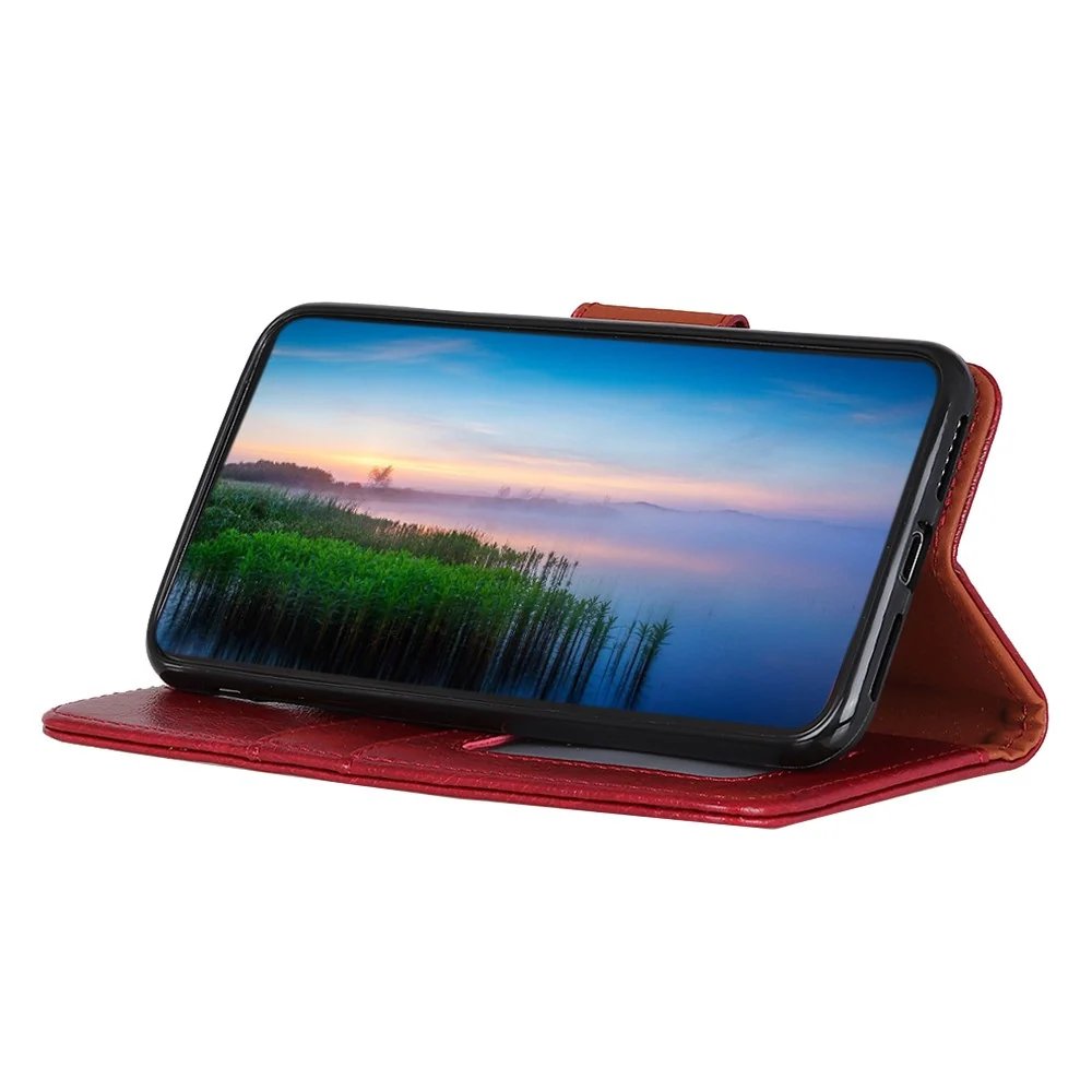 Étui en cuir Neptune Motorola Moto G06 - Rouge