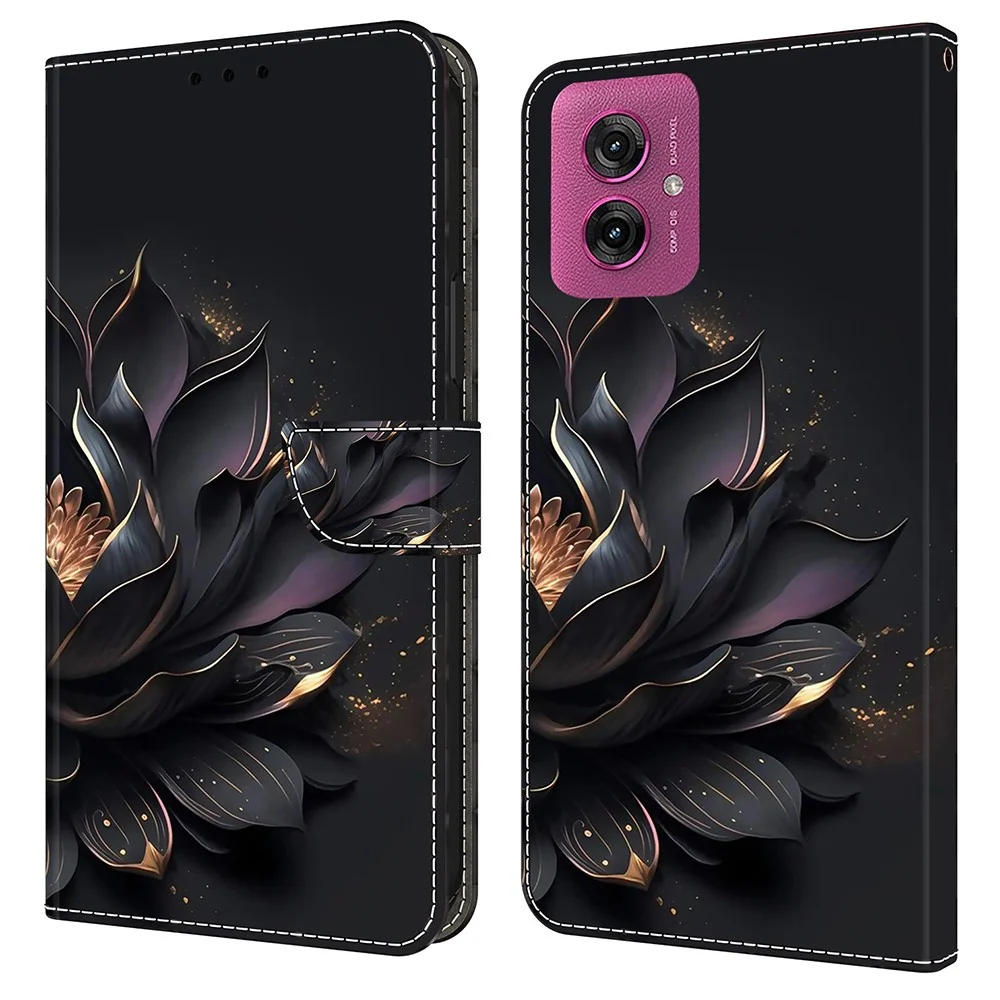 Étui à rabat Wonderland Motorola Moto G55 - Lotus Violet