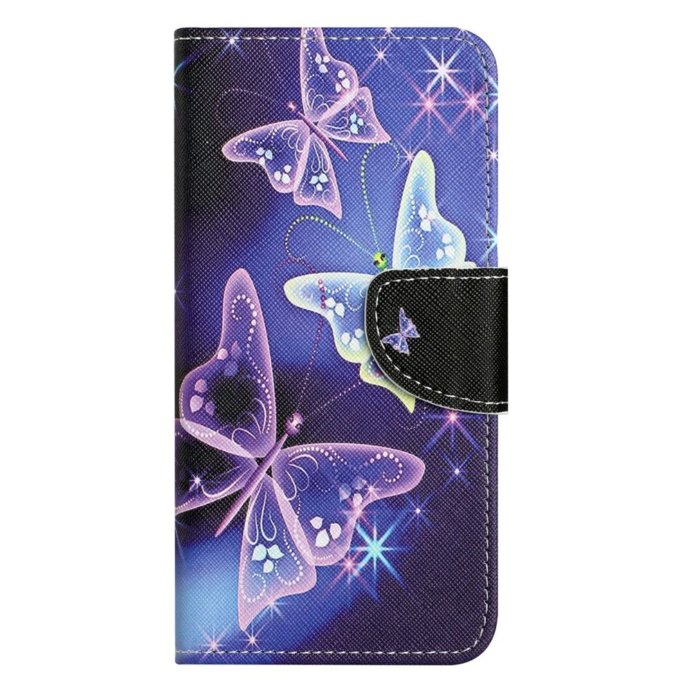 Étui à rabat Wonderland Motorola Moto G56 - Papillon Scintillant