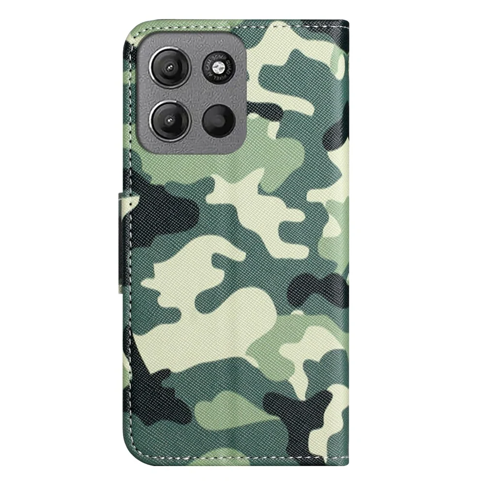 Étui à rabat Wonderland Motorola Moto G56 - Camouflage
