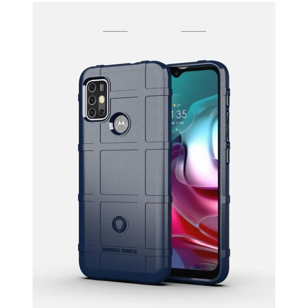 Étui Rugged Shield - Motorola Moto G30 / G10 - Bleu