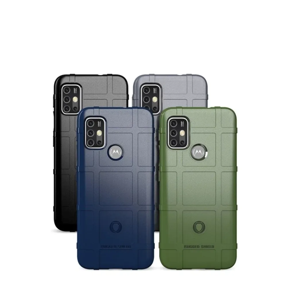 Étui Rugged Shield - Motorola Moto G30 / G10 - Bleu