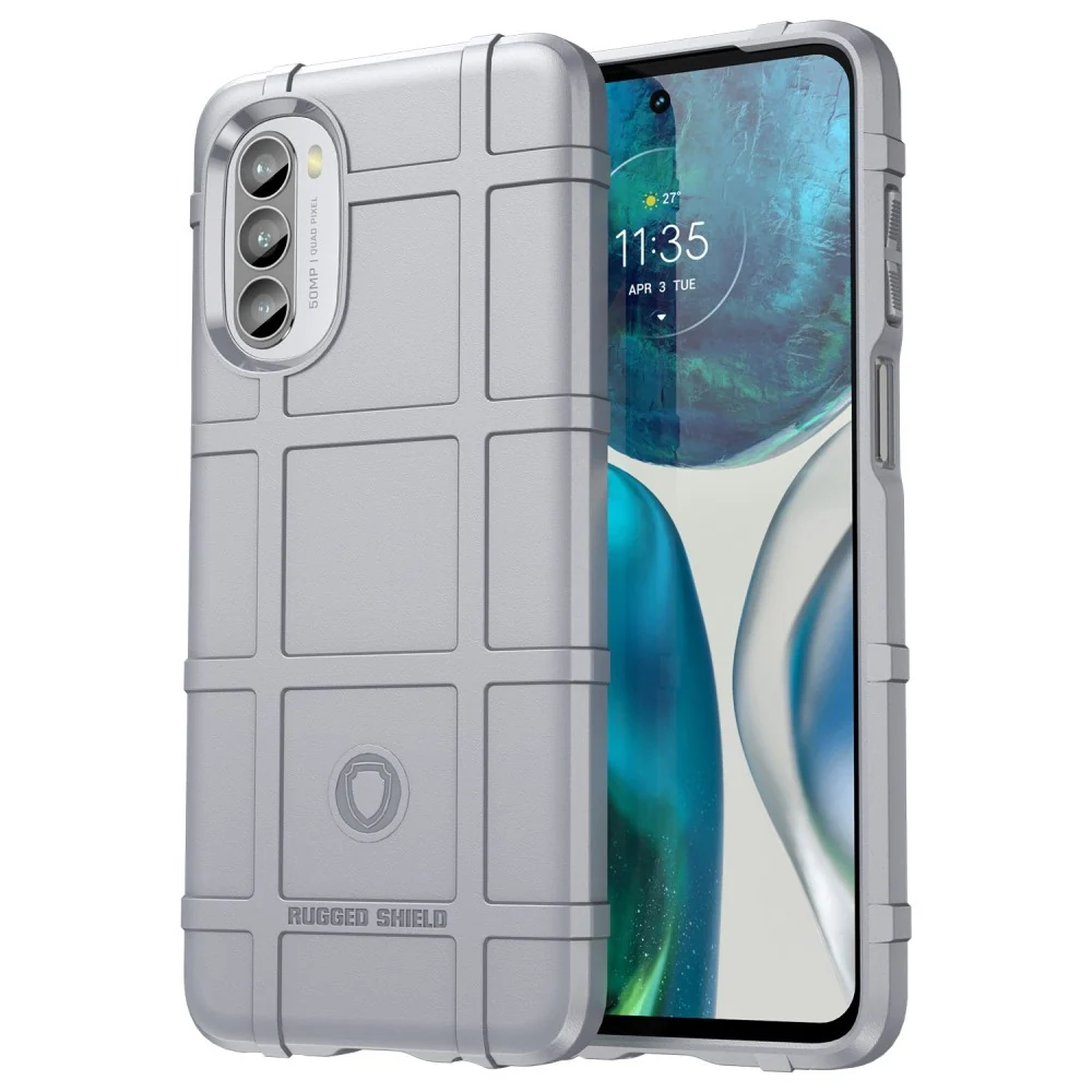 Étui Rugged Shield - Motorola Moto G52 - Gris