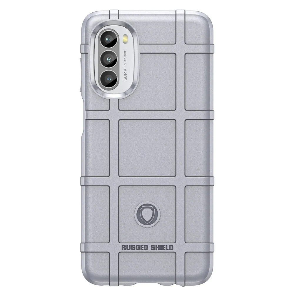 Étui Rugged Shield - Motorola Moto G52 - Gris