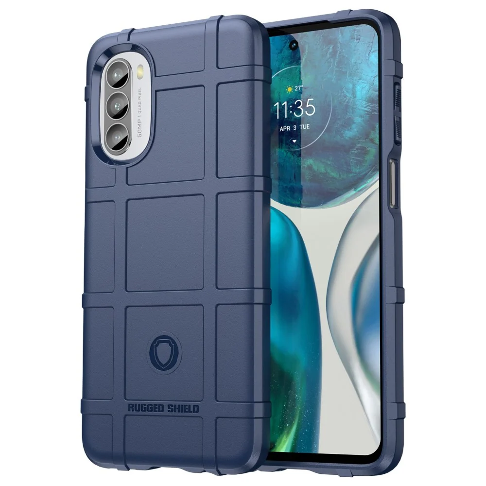 Étui Rugged Shield - Motorola Moto G52 - Bleu