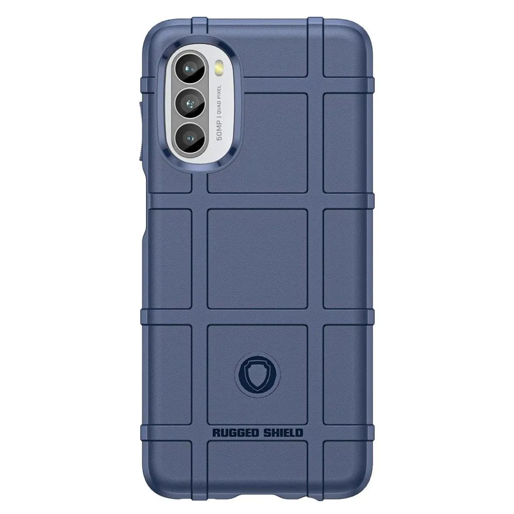 Étui Rugged Shield - Motorola Moto G52 - Bleu