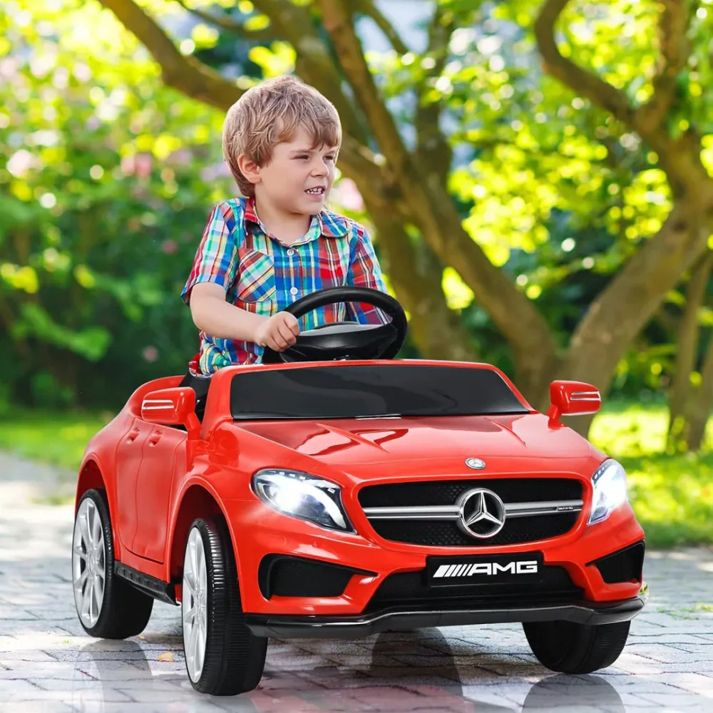 Mercedes Benz GLA45 AMG (Sous License) (12 Volts) (1 Place) (2 à 5 Ans) Black Turbo Kids