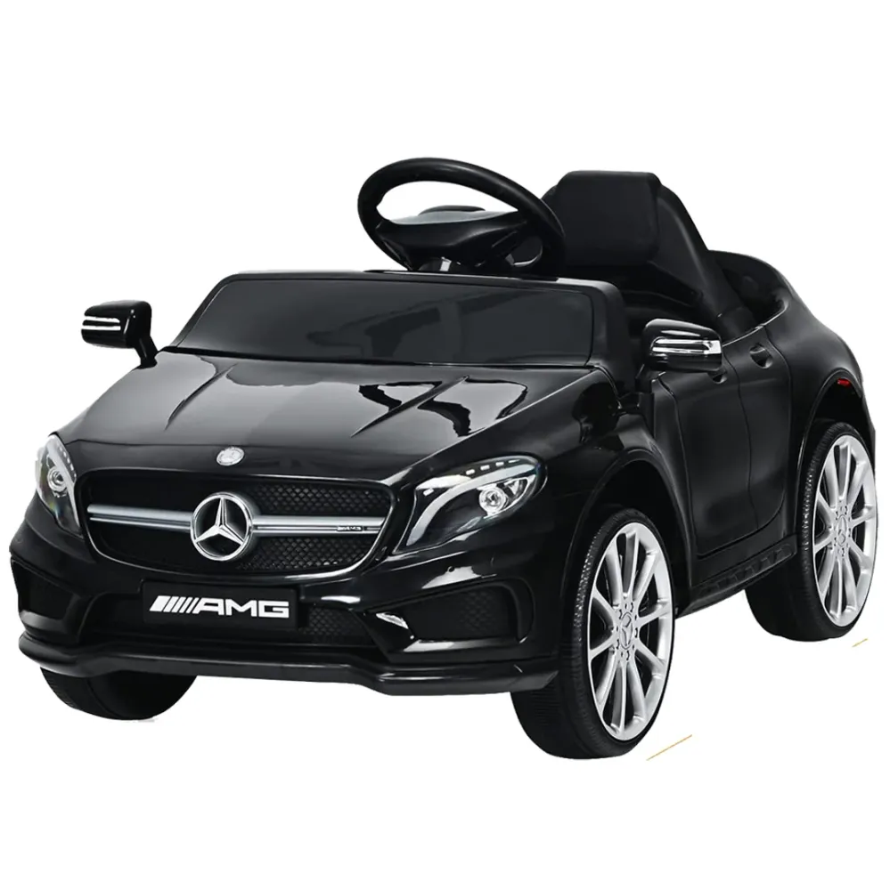 Mercedes Benz GLA45 AMG (Sous License) (12 Volts) (1 Place) (2 à 5 Ans) Black Turbo Kids