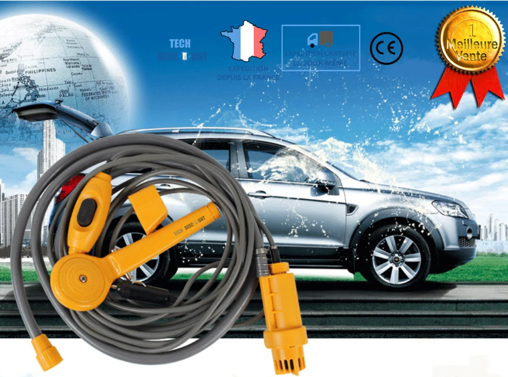 TD® Tuyau douche d'arrosage extensible plein air jardin voiture camping nettoyage l'eau résistant long rétractable solide...