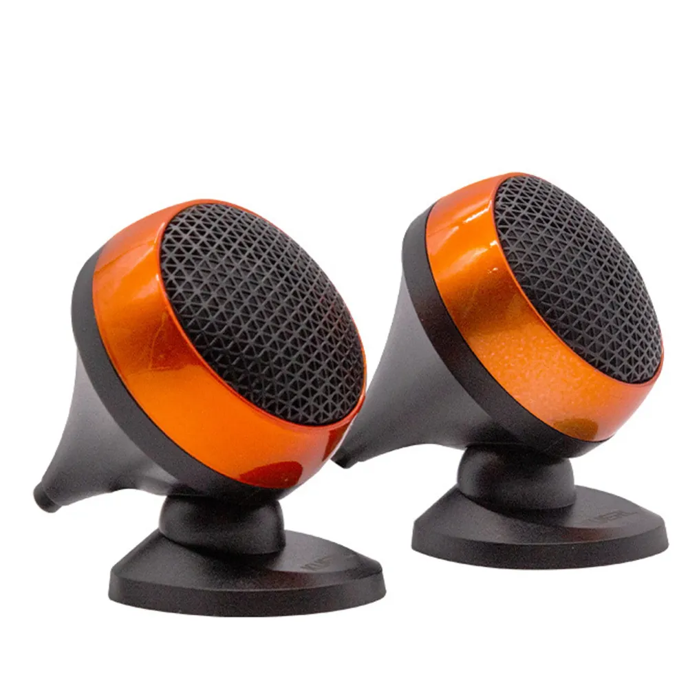 Tweeter haut-parleur 2pcs film de soie de 1.5 pouces audio de voiture tweeter de voiture haut-parleurs de voiture audio de...