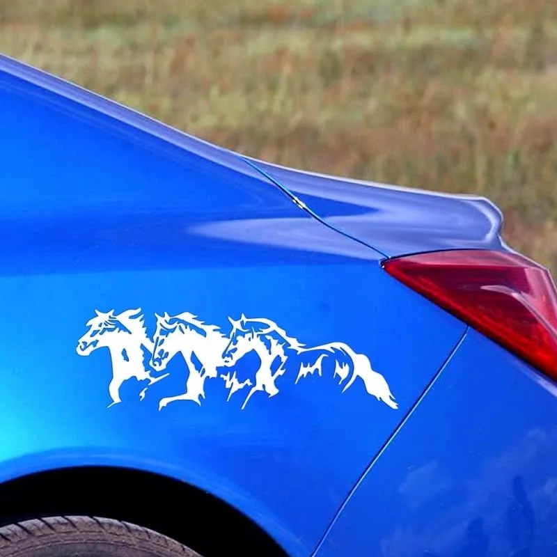 Sticker Voiture Cheval Galop Chevaux Univers Cheval