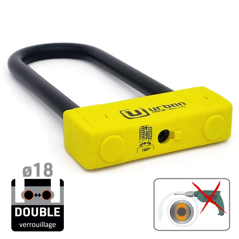 Antivol moto U SRA 85x250mm URBAN