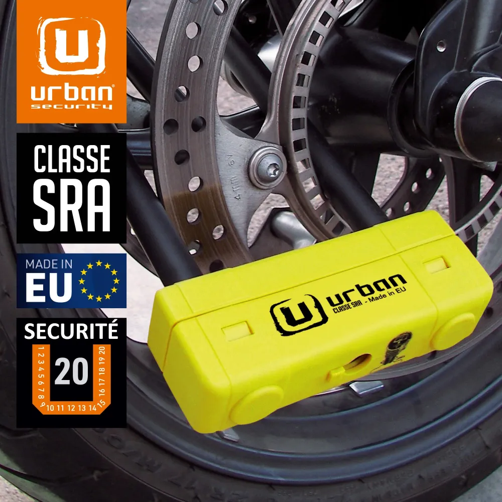 Antivol moto U SRA 85x250mm URBAN