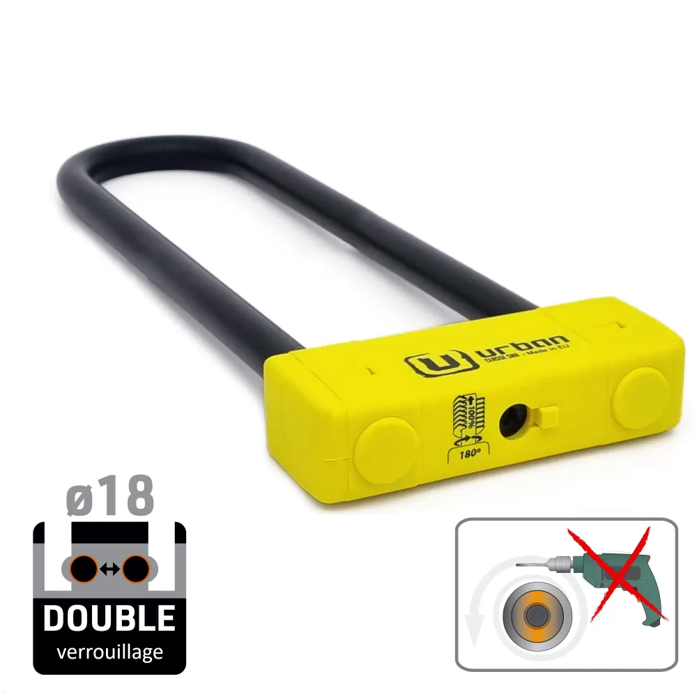 Antivol moto U SRA 85x300mm URBAN