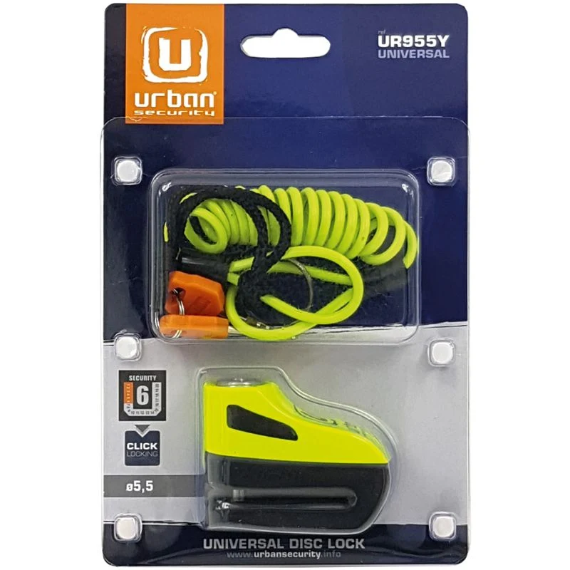 Bloque disque moto + cordon - IronGrip URBAN