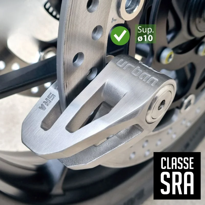 Bloque disque moto SRA 10mm - BikerLock URBAN