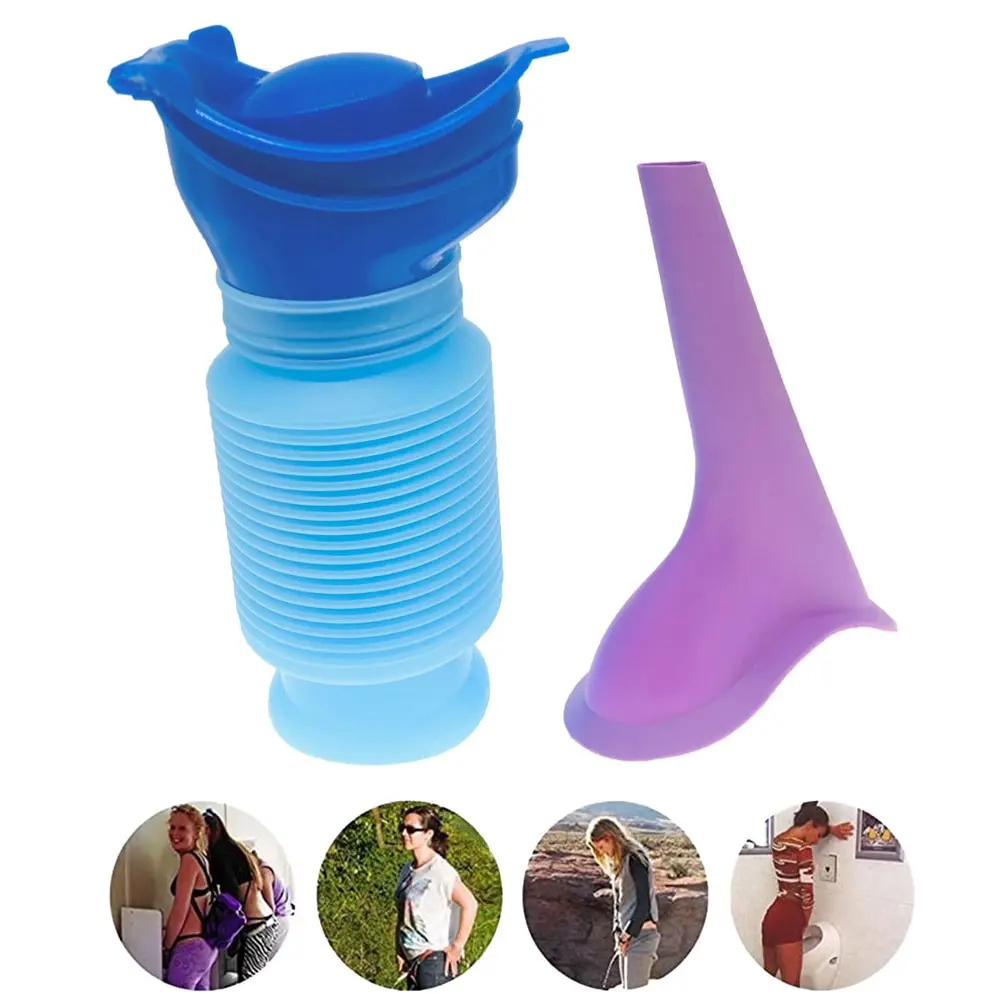 Urinoir Portable Rétractable 750ml – Voiture & Camping