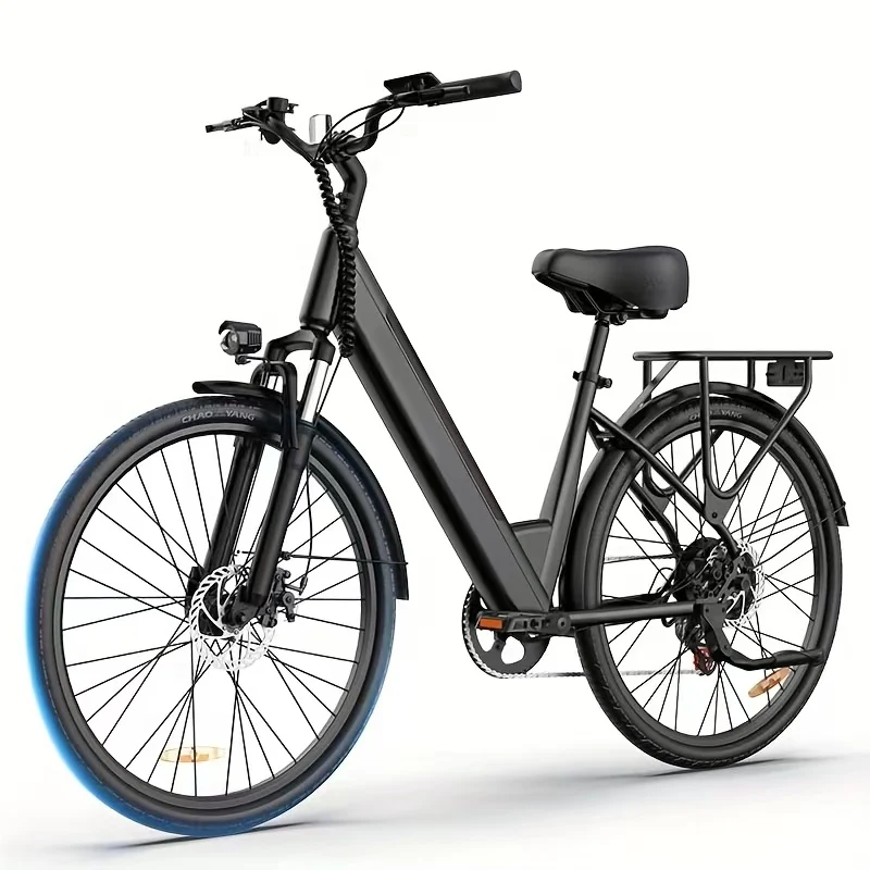 Vélo électrique URLIFE E26 - Moteur 250W Batterie 36V 13Ah Pneus De 26 Pouces Freins à Disque - Noir