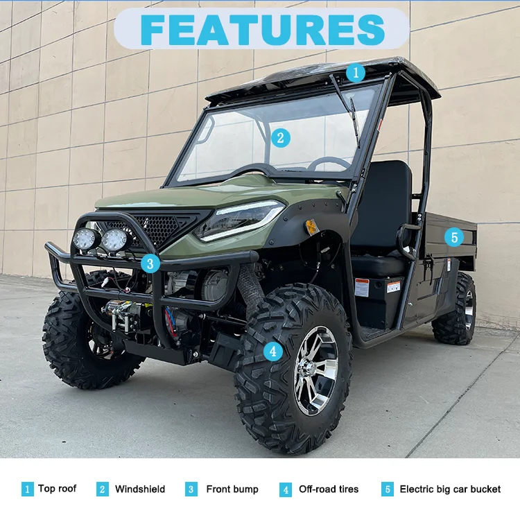 UTV Kingwoo Lvcci Rue725dx‑b Electric 10.5kw Automatic