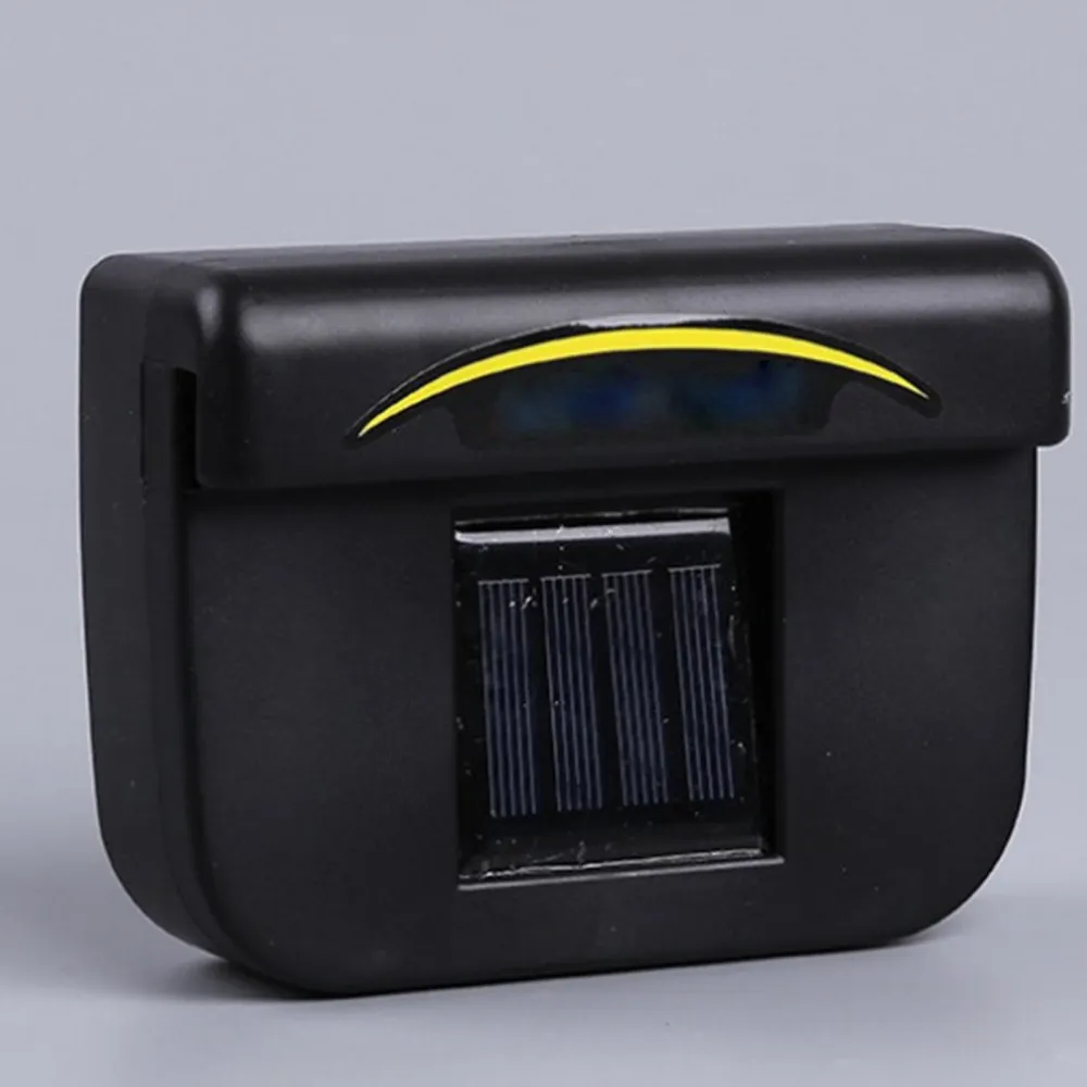 TD® Ventilateur d'extraction de voiture solaire Ventilateur d'extraction de voiture Petit radiateur Refroidisseur de petit...