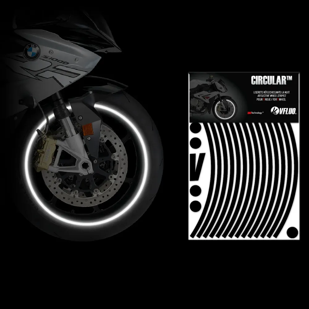 CIRCULAR™ pour jantes moto 🇫🇷 VFLUO 3M Adhésifs