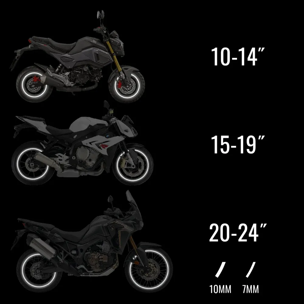 CIRCULAR™ pour jantes moto 🇫🇷 VFLUO 3M Adhésifs