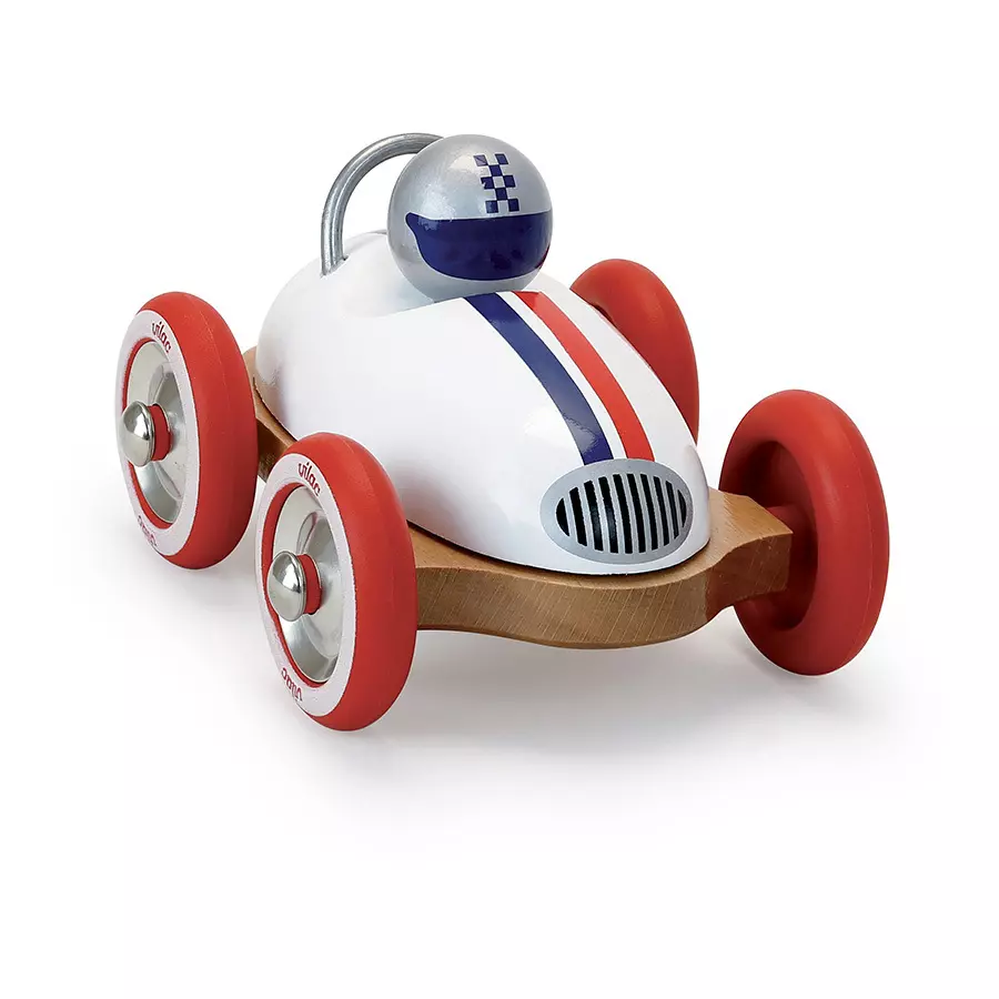 Voiture en bois Roadster blanc - Vilac