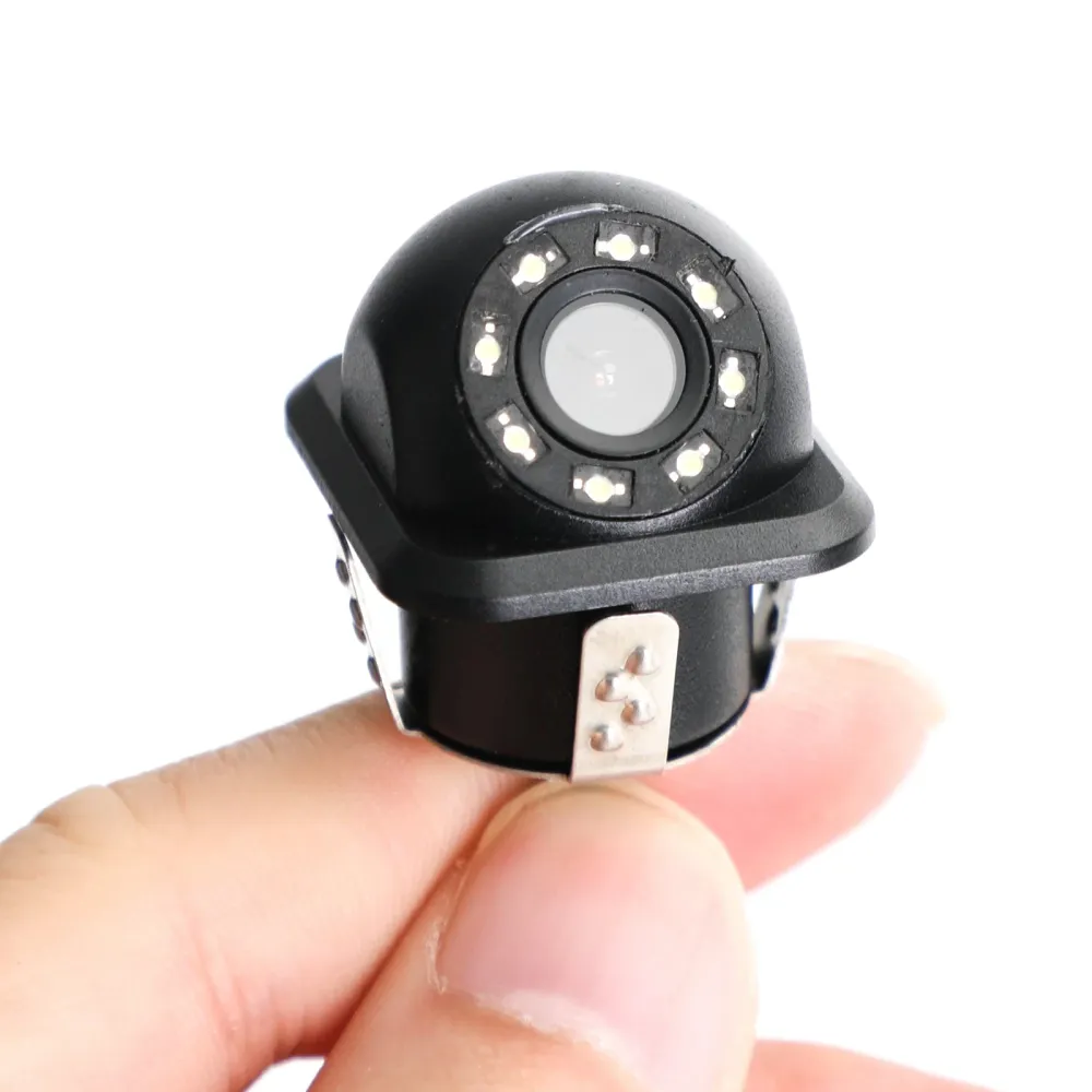 Vision nocturne 8 LED de caméra inverse de secours de vue arrière de voiture de 170掳 HD CMOS imperméable