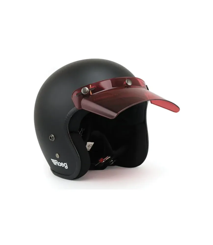 Visière Moto Vintage Roeg Sonny Peak Red