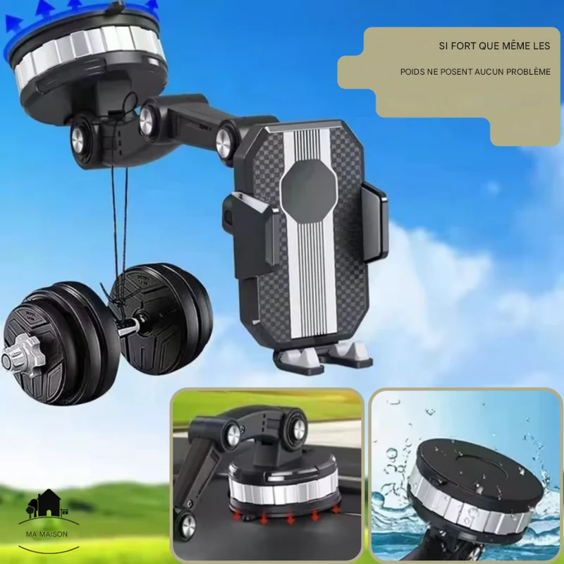 Support de téléphone pour voiture avec rotation à 360° Vivre Décor