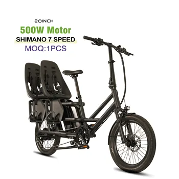 Vélo Electrique Cargo Artax Avec Remorque Enfant