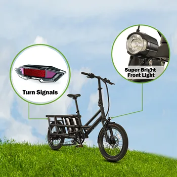 Vélo Electrique Cargo Artax Avec Remorque Enfant