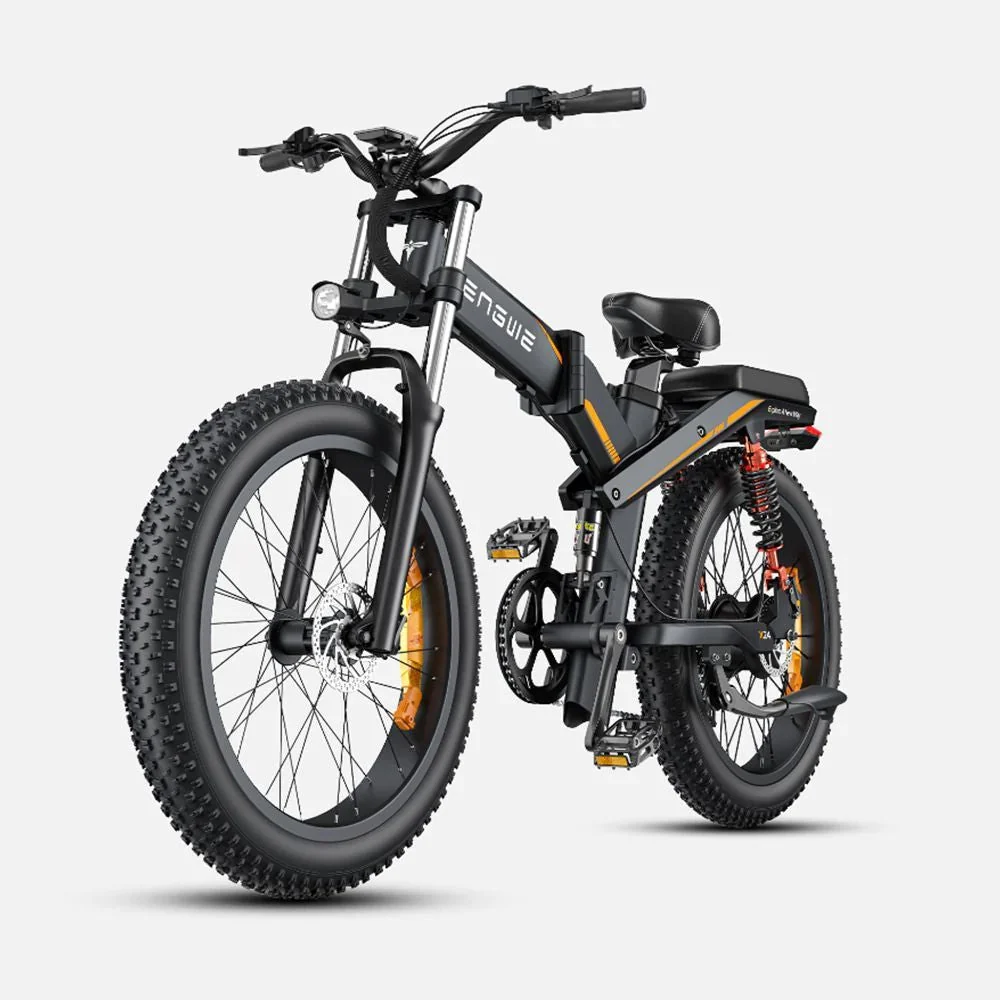 Vélo Électrique - ENGWE X24 - Roues 24" - Moteur1000W - Batterie 48V 19.2AH - Autonomie 64KM - Noir
