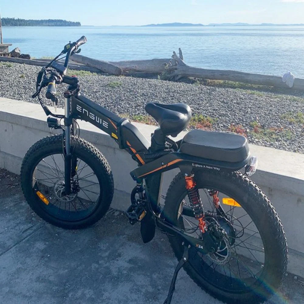 Vélo Électrique - ENGWE X24 - Roues 24" - Moteur1000W - Batterie 48V 19.2AH - Autonomie 64KM - Noir