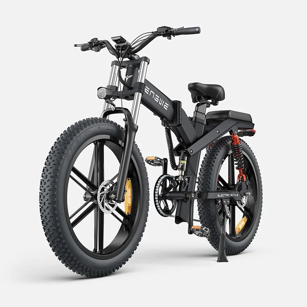 Vélo Électrique - ENGWE X26 - Roues 26" - Moteur 1000W - Batterie 48V 19.2AH - Autonomie 64KM - Noir