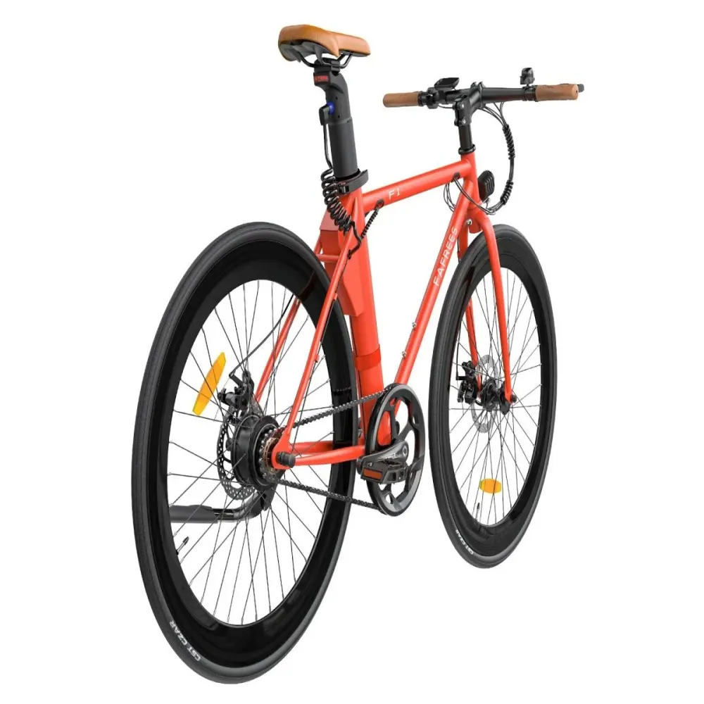 Vélo électrique FAFREES F1 - 250W 313.2WH 40KM Autonomie Freins à disque - Orange