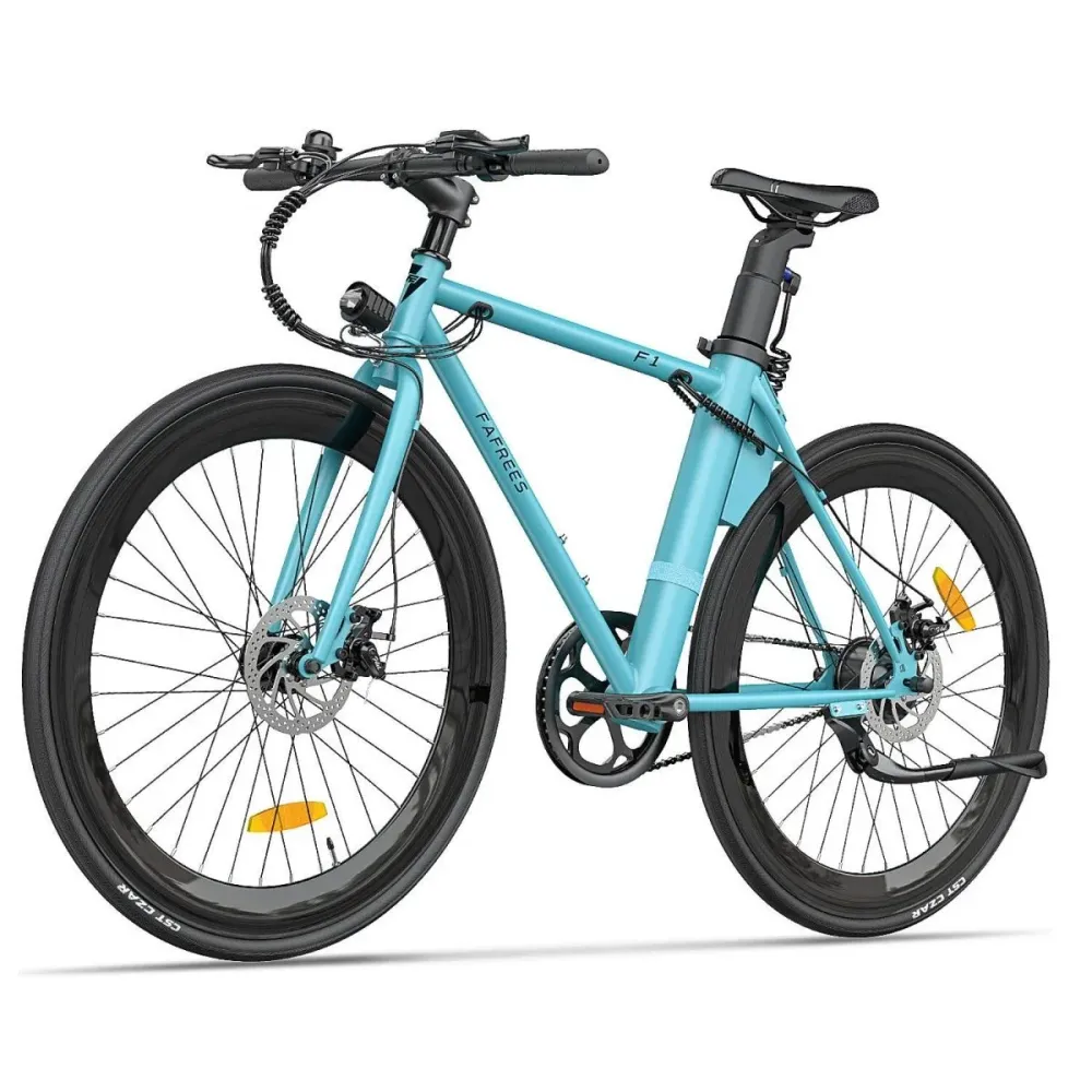 Vélo électrique FAFREES F1 - 250W 313.2WH Autonomie 40KM Freins à disque - Bleu