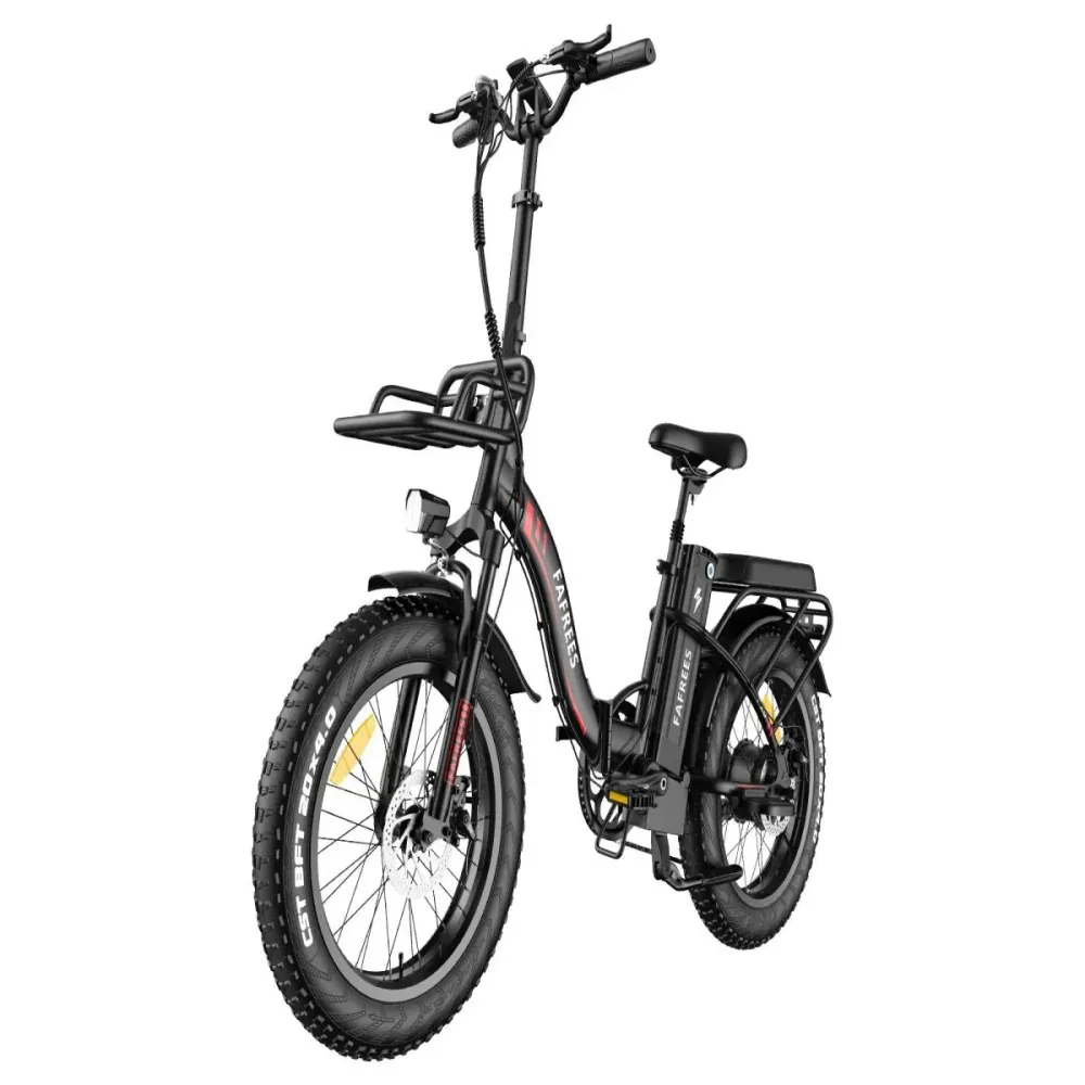 Vélo Électrique FAFREES F20 Max - 500W Batterie 1080WH Autonomie 110KM Freins à Disque | Noir