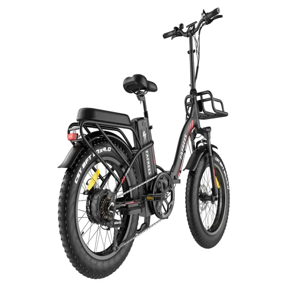 Vélo Électrique FAFREES F20 Max - 500W Batterie 1080WH Autonomie 110KM Freins à Disque | Noir