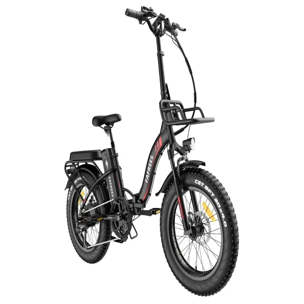 Vélo Électrique FAFREES F20 Max - 500W Batterie 1080WH Autonomie 110KM Freins à Disque | Noir