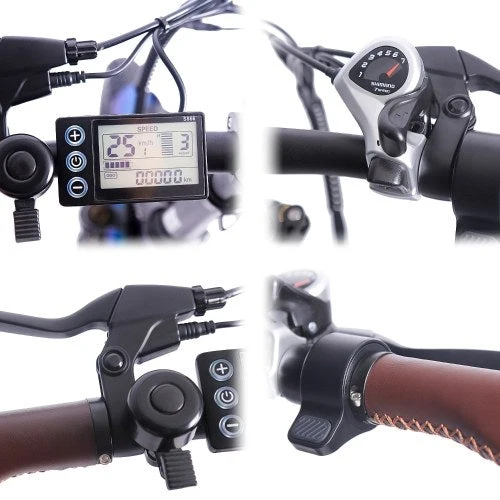 Vélo électrique FAFREES F20 Pro 250W - Autonomie 80 km - Freins à disque - Bleu Éclatant