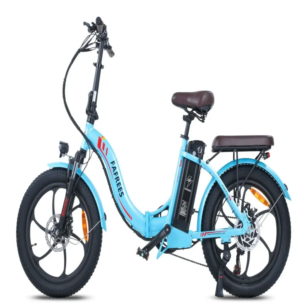 Vélo Électrique FAFREES F20 Pro | Moteur 250W Batterie 648WH Autonomie 80KM | Lac bleu