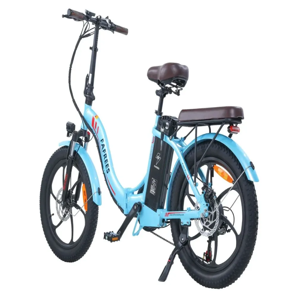 Vélo Électrique FAFREES F20 Pro | Moteur 250W Batterie 648WH Autonomie 80KM | Lac bleu