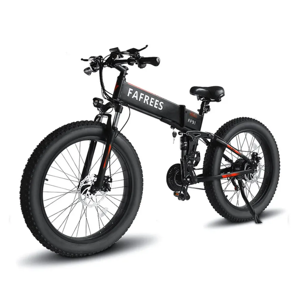 Vélo Électrique FAFREES FF91 | 1000W Batterie 480WH Autonomie 40KM | Noir
